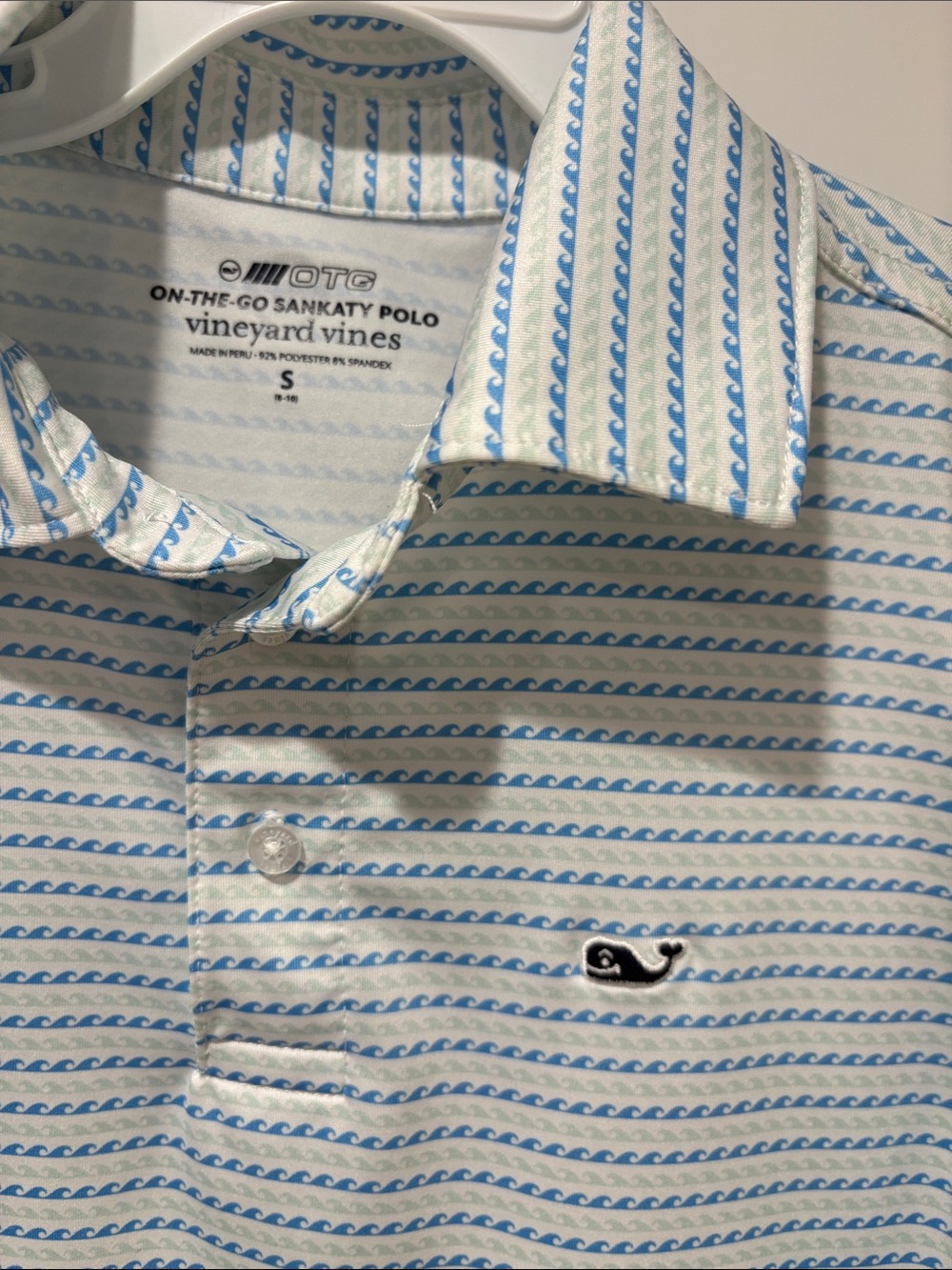 Vineyard Vines Sankaty Polo, like-new, boys small